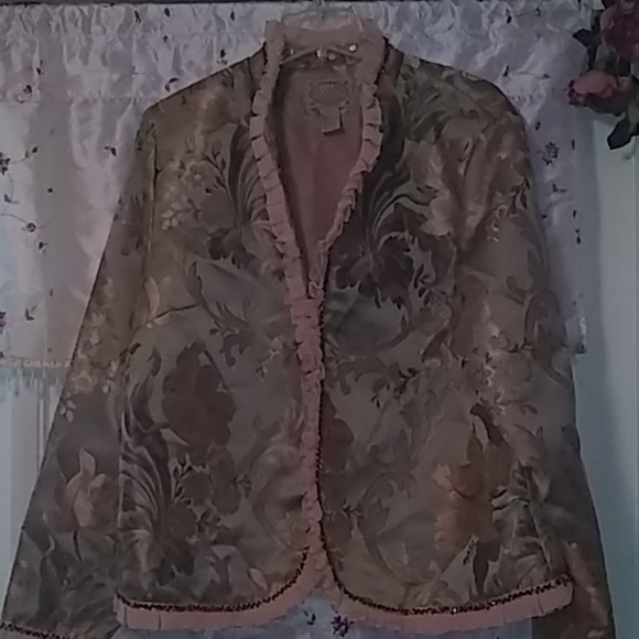 Ladies Tapestry & Sequined Jacket - Picture 2 of 14